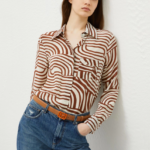 Camicia con stampa grafica Marella NATANTE