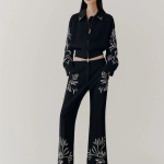 Pantalone flare in satin riciclato ART. 365 Marella EGIZIO