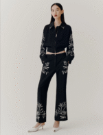 Pantalone flare in satin riciclato ART. 365 Marella EGIZIO