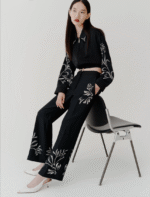 Pantalone flare in satin riciclato ART. 365 Marella EGIZIO - immagine 4