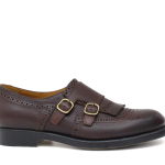 Scarpe Rossi doppia fibbia stile inglese 9300