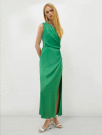 Abito monospalla in satin Marella DUSE - immagine 4