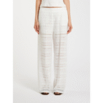 Pantalone in Voile di cotone ricamato Marella ERA