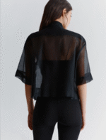 Camicia boxy in mussola di cotone e seta Marella GATTINI - immagine 2