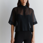 Camicia boxy in mussola di cotone e seta Marella GATTINI