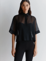 Camicia boxy in mussola di cotone e seta Marella GATTINI