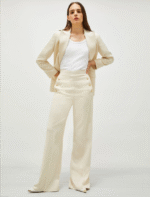 Pantalone in tessuto natté Marella MISSION - immagine 5