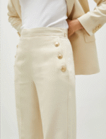 Pantalone in tessuto natté Marella MISSION - immagine 4