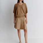 Bermuda in viscosa e lino stretch Marella SAGITTA