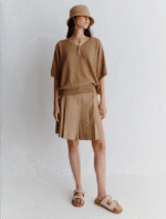 Bermuda in viscosa e lino stretch Marella SAGITTA