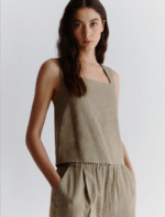 Top in viscosa e lino stretch Marella TERNI