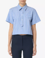 Camicia corta in popeline Marella VERANDA - immagine 2