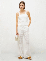 Top a bustier in voile Marella CAMELOT - immagine 2