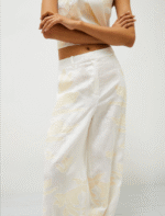 Pantalone in lino ricamato Marella KADIAK - immagine 4