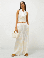 Pantalone in lino ricamato Marella KADIAK