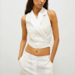 Top in lino ricamato Marella KRISS