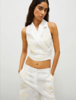 Top in lino ricamato Marella KRISS