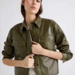 Camicia corta in jersey spalmato Marella PROFILO