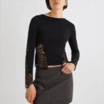 Maglia aderente con pizzo Marella TORSO