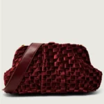 Maxi borsa in tessuto intrecciato effetto velluto Marella POLDER
