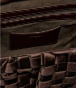 Maxi borsa in tessuto intrecciato effetto velluto Marella POLDER - immagine 9