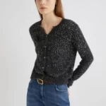 Cardigan in maglia con paillette Marella SABA1