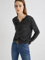 Cardigan in maglia con paillette Marella SABA1