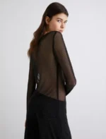 T-shirt in tulle con cristalli Marella SELINA - immagine 4