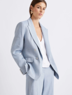 Blazer in chevron di misto lino Marella MLLBUSSOLA - immagine 4