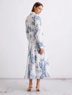 Chemisier in popeline di cotone stretch Marella MLLFORMICA - immagine 4