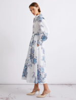 Chemisier in popeline di cotone stretch Marella MLLFORMICA - immagine 3