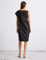 Abito in twill di seta con scollo asimmetrico Marella MLLREA - immagine 3