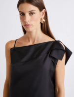 Abito in twill di seta con scollo asimmetrico Marella MLLREA - immagine 2