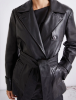 Trench in pelle Marella MLLVISINO - immagine 2