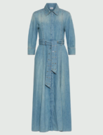 Chemisier lungo in denim fluido Marella MLSGIAMBO - immagine 5