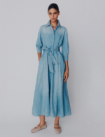 Chemisier lungo in denim fluido Marella MLSGIAMBO