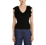 Top a costine con volant Marella MLSMATASSA - immagine 2