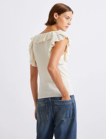 Top a costine con volant Marella MLSMATASSA - immagine 4