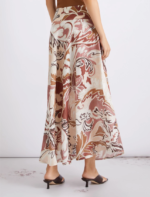Gonna in lino stampato Marella MLSOSPITE