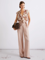 Top in georgette stampato Marella MLSUGOLA - immagine 4