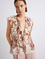 Top in georgette stampato Marella MLSUGOLA
