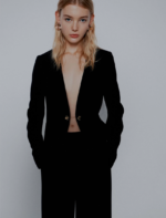 Blazer senza collo in envers satin Marella MLTEFFIGE - immagine 3