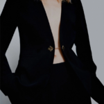 Blazer senza collo in envers satin Marella MLTEFFIGE