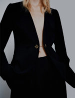 Blazer senza collo in envers satin Marella MLTEFFIGE