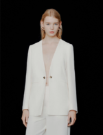 Blazer senza collo in envers satin Marella MLTEFFIGE - immagine 4