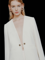 Blazer senza collo in envers satin Marella MLTEFFIGE - immagine 2