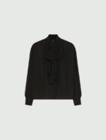 Blusa con nastro in georgette crêpe Marella MLTGIURIA - immagine 5