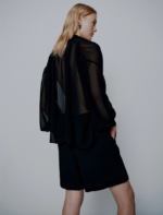 Blusa con nastro in georgette crêpe Marella MLTGIURIA - immagine 3