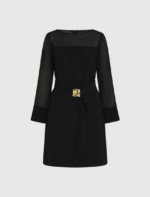 Abito con cintura in envers satin e georgette Marella MLTLACUN - immagine 6