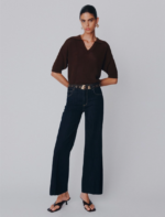 Jeans wide leg cropped in denim soft Marella MLSWLCROP - immagine 4